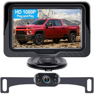 15-Minute Easy to Install Backup Camera: Plug-Play 15FT Clear Night Vision