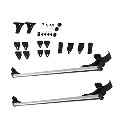 waltyotur Luggage Cargo Carrier Rack Aluminum with 3 Kinds Clamp Universal 48 inch Car Top Roof Cross Bar 330LB