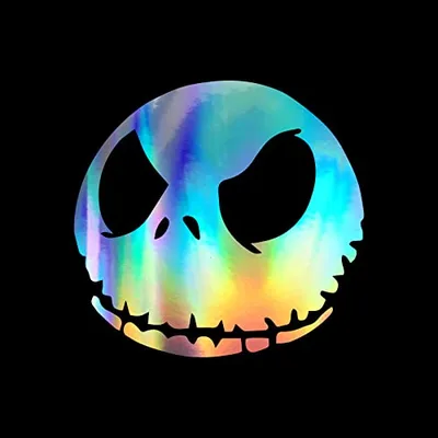 Jack Skellington Decal Vinyl Sticker Auto Car Truck Wall Laptop | Holographic | 5.5