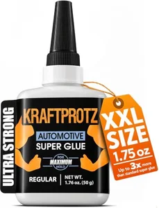 Automotive Super Glue Liquid 1.75 oz - Car Interior Instant Adhesive