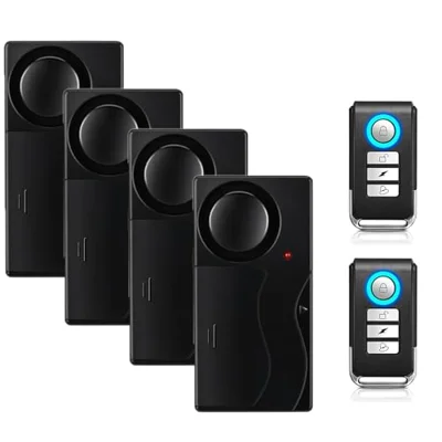 Mengshen Wireless Alarm Anti Theft Vibration Door Window Bike Car Alarm