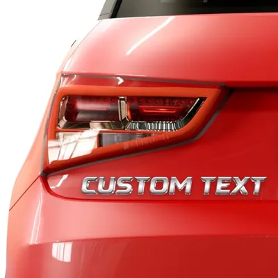 XRLSG Custom Car Emblem - Stainless Steel - Automotive Decorative ...