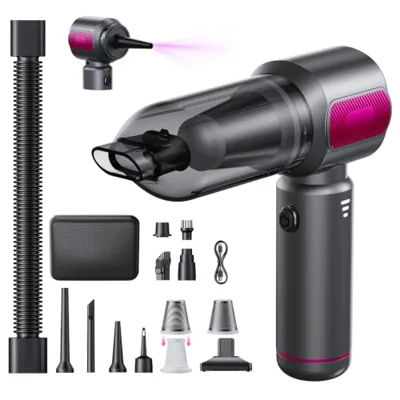 Handheld Car Vacuum Cleaner High Power 22000Pa, Cordless Portable ...