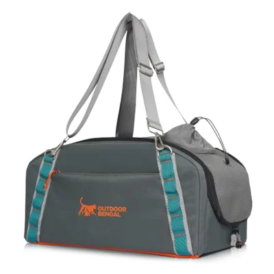 OutdoorBengal Dakar™ Cat Car Seat for Center Console, Pet Car Bed + Carrier
