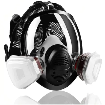 QIFUTT Reusable Full Face Respirator Mask for Chemicals