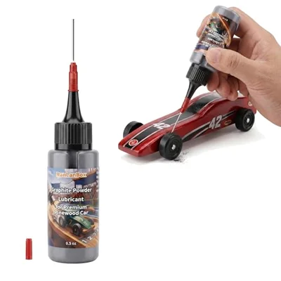 Graphite Powder Lubricant, Dry Lube, Reduces Friction, Increases Speed