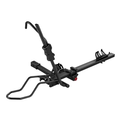 MEEVIZ 1 Bike Rack for Car SUV Truck Van, Single Ebike Rack for Tow Hitch, 100 lbs Capacity Hitch Bike Carrier for Mountain Bike, EBike, EMTB and Fat Tire, Fits 2