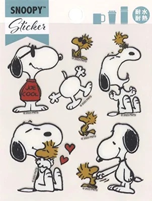 S&C Corporation Snoopy Heat and Water Resistant Sticker Woodstock PKS295