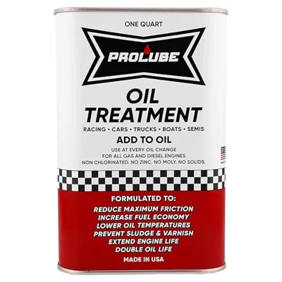 Prolube Oil Treatment – Engine Oil Additive for Gas & Diesel Engines – Reduces Wear, Noise