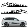 Rdxcv 2 PCS Car Mountain Tree Forest Decals, 74.8×12.6" Snow