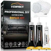 Black Leather Repair Kit for Furniture, Leather Seat Repair Kit for Cars, ...