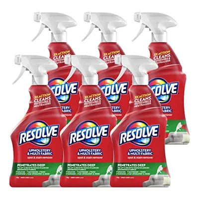 Resolve 22 fl oz Multi-Fabric Cleaner and Upholstery Stain Remover (Pack