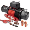 RUGCEL WINCH 13500lb Waterproof Electric Truck Winch 12V Synthetic Rope