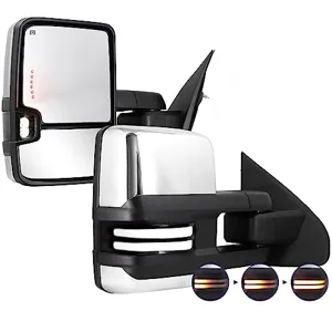 Sanooer Switchback Tow Mirrors for 14-19 Chevy Silve