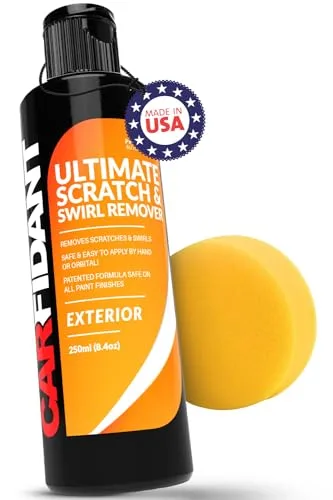 Carfidant Scratch and Swirl Remover - Car Scratch Remover for Paint Scratches - Polishing Compound for Cars Kit with Buffer Pad - Buffing Compound for Car Paint Restorer
