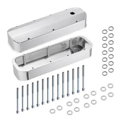 SPELAB Valve Covers Aluminum Compatible with Chevy 1966-2000 Big Block BBC 396 402 427 454