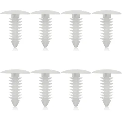 Spurick Set of 8 Bumper Plugs Front License Plate Holes Cover Clips, Plug Bumper Holes for Chevrolet Dodge Buick Ford Honda Toyota, etc…