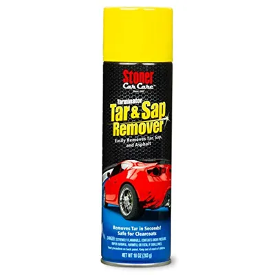 Stoner Car Care 91154 Tarminator Tar, Sap, and Asphalt Remover, Safe on Paint, Clear Coats, and Chrome for Cars, Trucks, RVs, Motorcycles, and Boats, Fast Acting Grease Removal, 10 Oz, Pack of 1