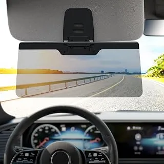JOYTUTUS Sun Visor Extender for Cars, Polarized Sun Visor Extender Universal Sun Blocker UV400, Adju