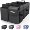 Foldable trunk organizer for SUV cargo area storage