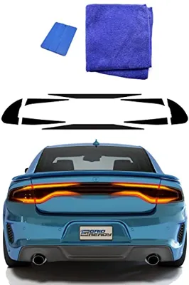 Tail Light Decal fits 2015-2023 Dodge Charger Accessories. Racetrack Sticker for 2015, 2016, 2017, 2018, 2019, 2020,2021, 2022, 2023 Model taillights Including sxt, rt, SRT, scat Pack etc.