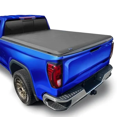 Tyger Auto T1 Soft Roll-up Truck Bed Tonneau Cover Compatible with 2019-2026 Chevy Silverado GMC Sierra 1500 (Not Fit 19 LD/Limited) | 5'10