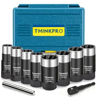 Thinkpro Locking Lug Nut Removal Tool,Heavy Duty Wheel Lock Removal Kit