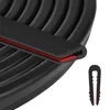 ToLanbbt Rubber Edge Trim U Channel - 1/16" Self Adhesive Sheet Metal Edge Guard Protector