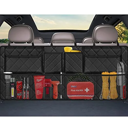 Femuar Car Trunk Organizer,Large Capacity Backseat Trunk Organizer(42