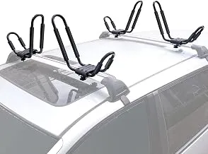 HEYTRIP Universal Soft Roof Rack Pads for Kayak/Surfboard/SUP/Canoe with 15FT Tie-Down Straps and St