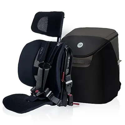 WAYB Pico Travel Car Seat with Premium Carrying Bag- Lightweight, ...