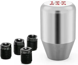 Mishimoto MMSK-BK Weighted Shift Knob, with 3 Thread Pitch Inserts to Fit Various Vehicle Models, Bl