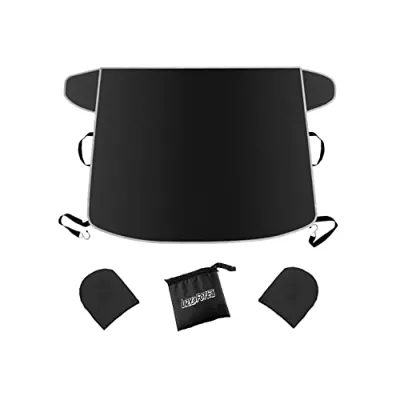 Windshield Snow Cover for Cars, Trucks, Vans - Waterproof, Windproof ...