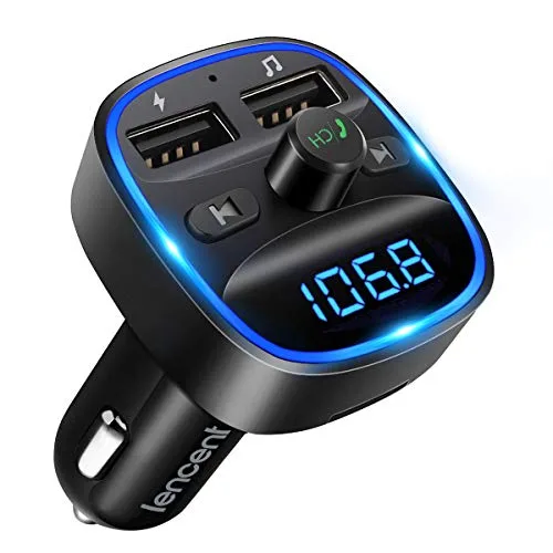 Lencent Fm Transmitter Car Bluetooth Adapter