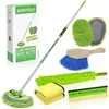 Wontolf 62'' Car Wash Brush with Long Handle Chenille Microfiber