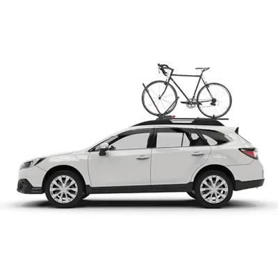 Yakima Rooftop Bike Rack Mount, Heavy-Duty Car & SUV Roof Carrier, FrontLoader, Black - Bicycle Storage Equipment and Accessories for Vehicles