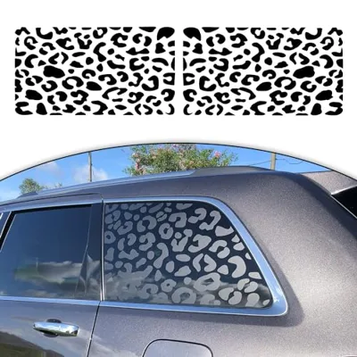 Zhizhong Side Window Decals for Car SUV Trucks, Universal Leopard ...