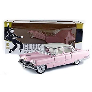 1955 Pink Cadillac Fleetwood Series 60 Special Elvis Presley 1:18 scale diecast model car by Greenlight