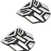 2 PCS in Set Transformers Emblem - 3" Tall for