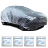 4 Pack Universal Disposable Car Covers - Waterproof Plastic Car
