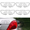 4 Pcs 3D PVC Angel Wings Car Decals