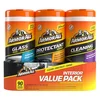 Armor All Protectant, Glass and Cleaning Wipes, Wipes for Car