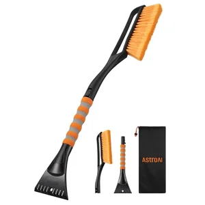 AstroAI 27 inch detachable snow brush and ice scraper for car windshields