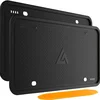 Aujen Silicone License Plate Frames Black
