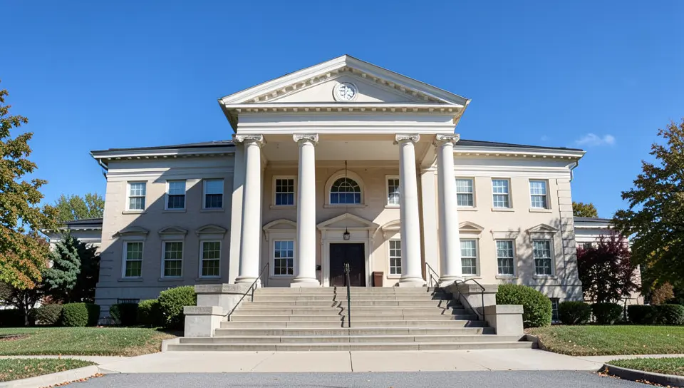 Exterior of a courthouse where bankruptcy cases are filed and reviewed