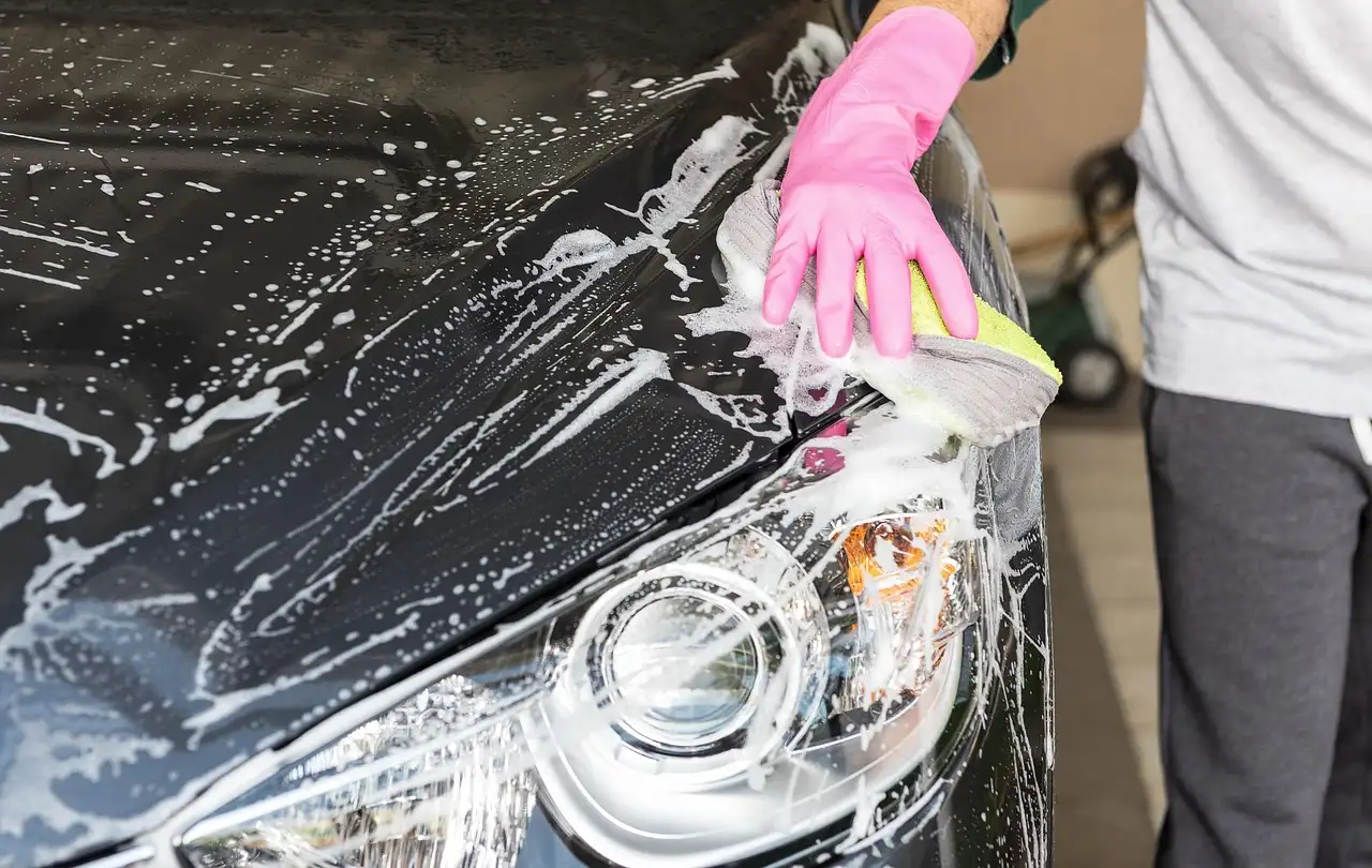 What is the safest wash setup for black paint?