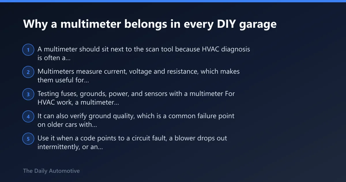 Steps: Why a multimeter belongs in every DIY garage