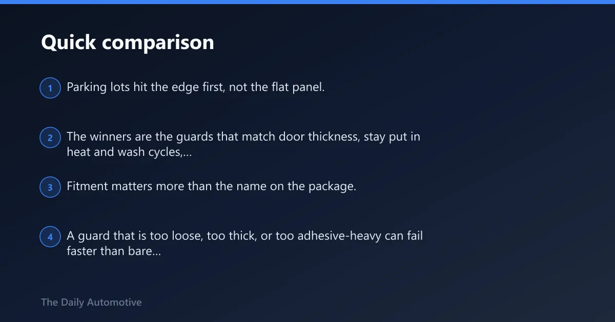 Steps: Quick comparison