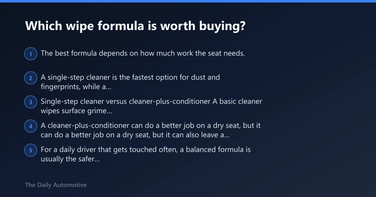 Steps: Which wipe formula is worth buying?