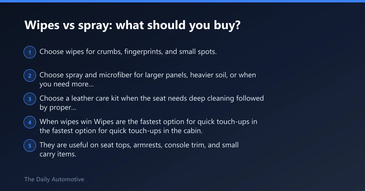 Steps: Wipes vs spray: what should you buy?